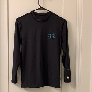Billabong Kids Black and Blue Rashguard